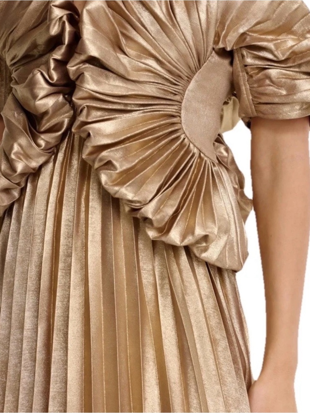 Acler Hillsome Maxi Dress in Gold Size - 2 - Picture 4 of 13